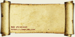 Kristina Fain vizit kartica